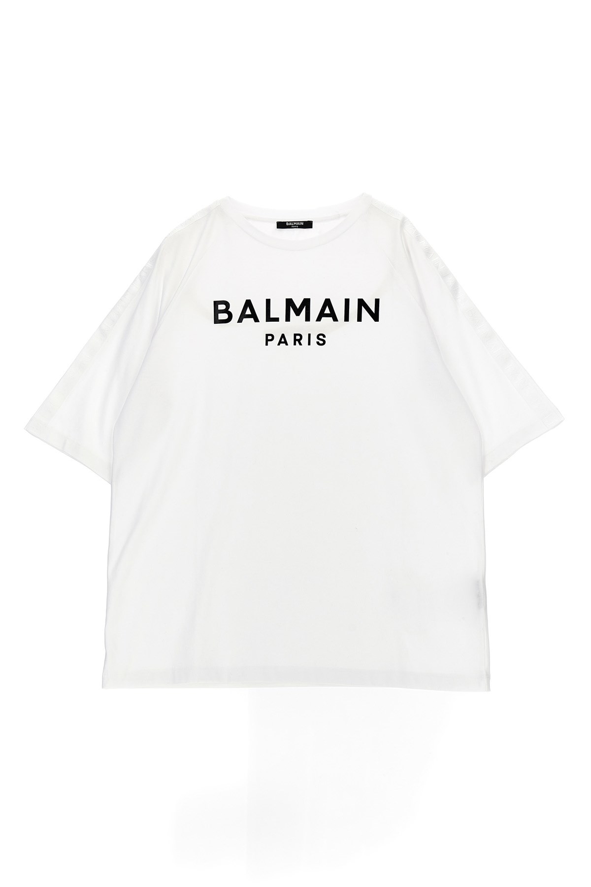Balmain Organic Cotton Jersey T-shirt In White
