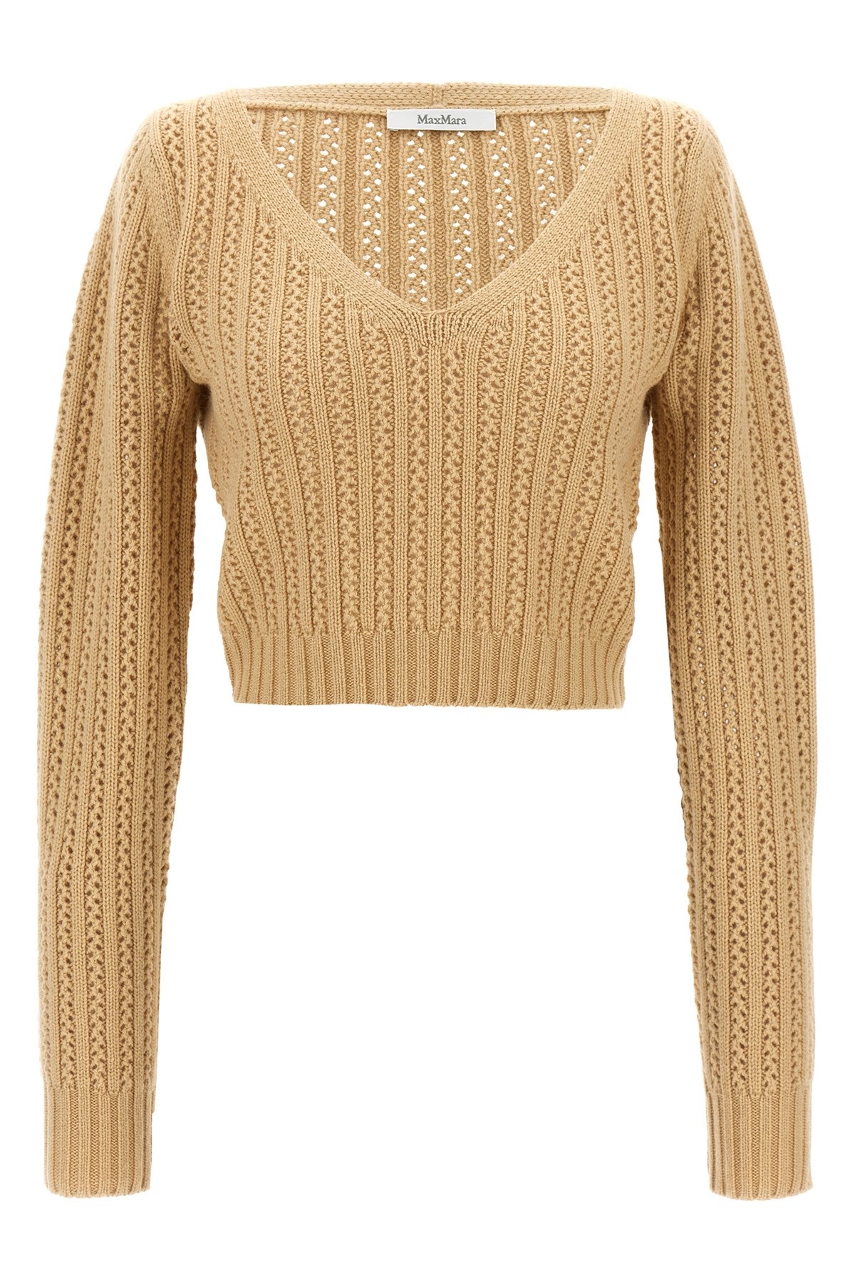 Max Mara Ifrem Sweaters And Cardigans Beige