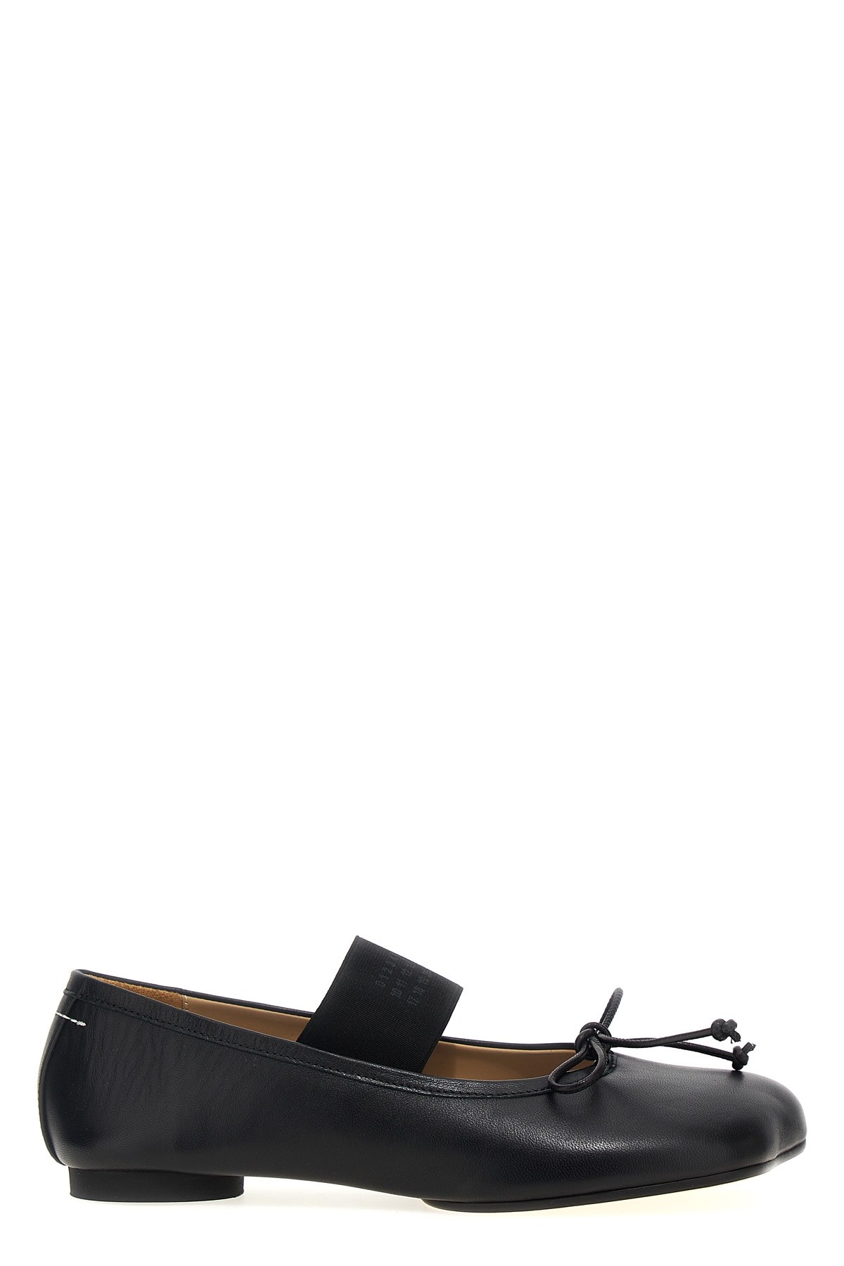 Mm6 Maison Margiela 'anatomic' Ballet Flats In Black