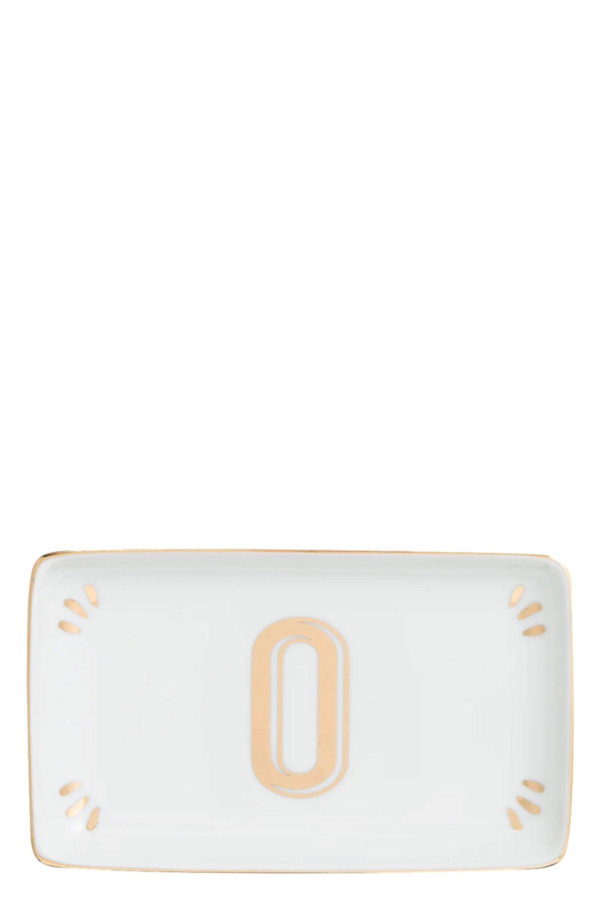 Bitossi Rectangular Letter 'o' Valet Tray