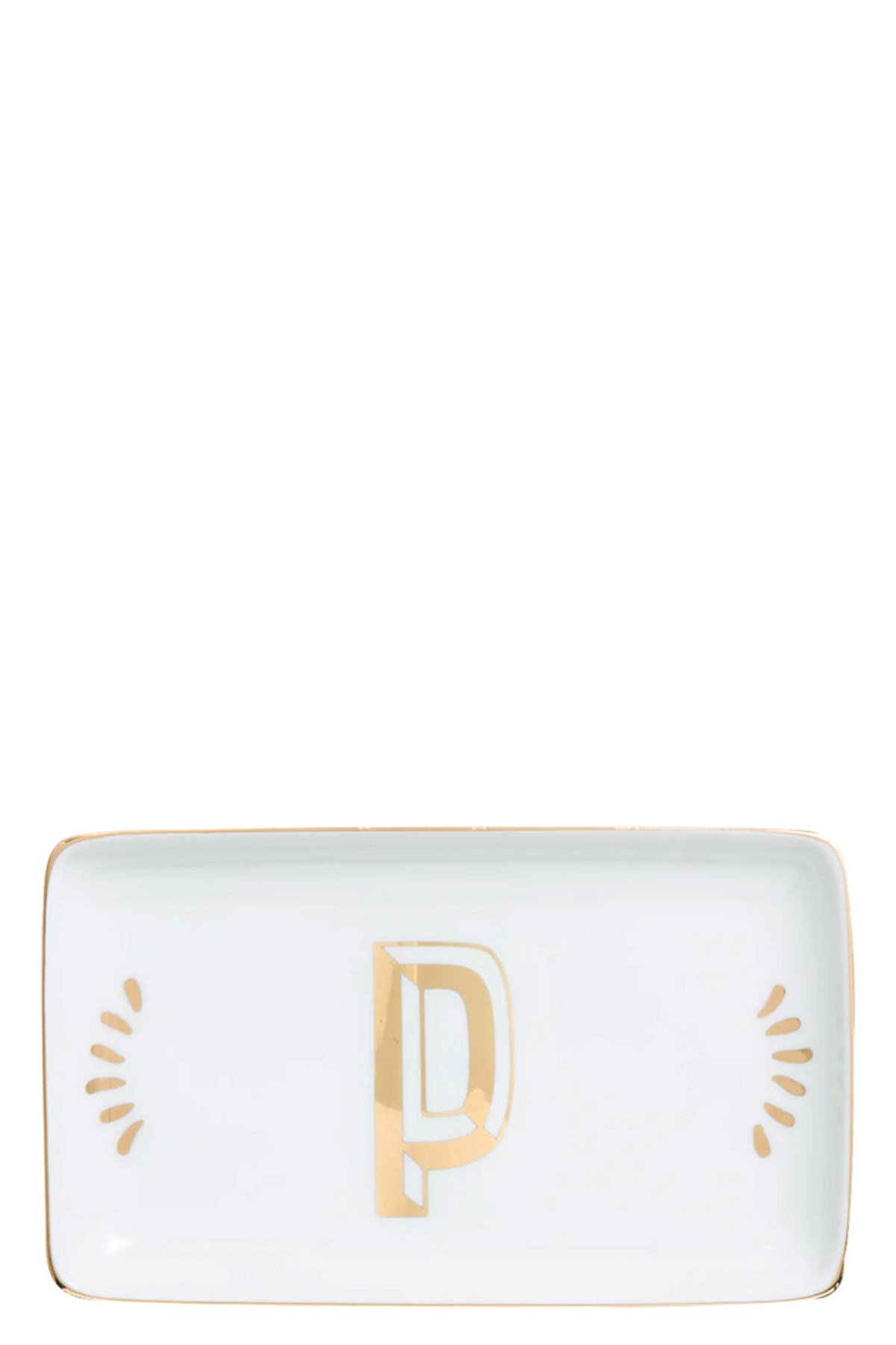 Bitossi Rectangular Letter 'p' Valet Tray