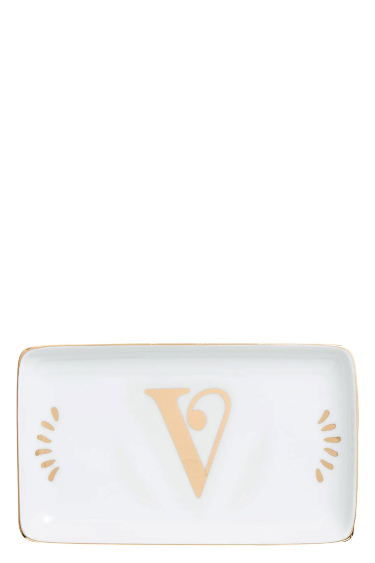Bitossi Rectangular Letter 'v' Valet Tray