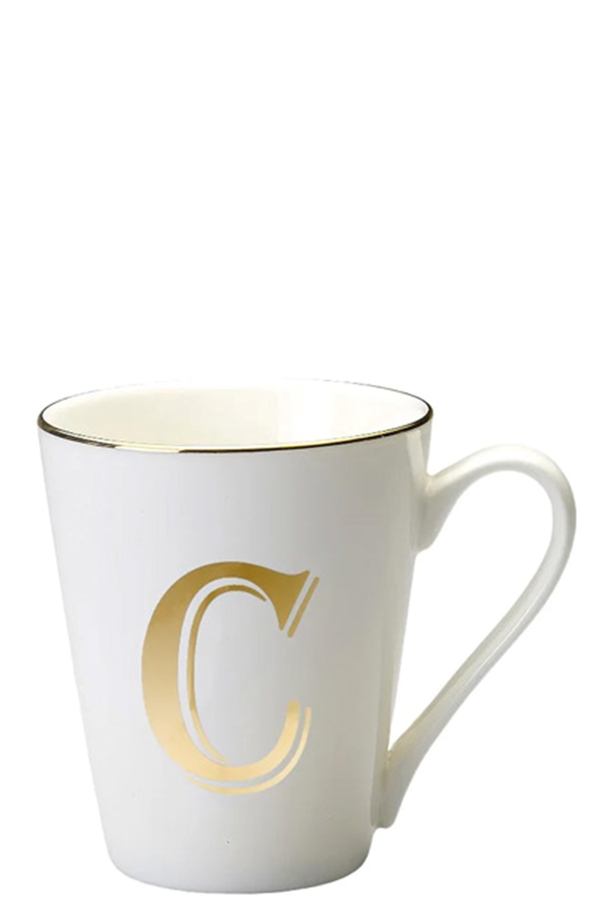 Bitossi Cup Letter 'c' In White