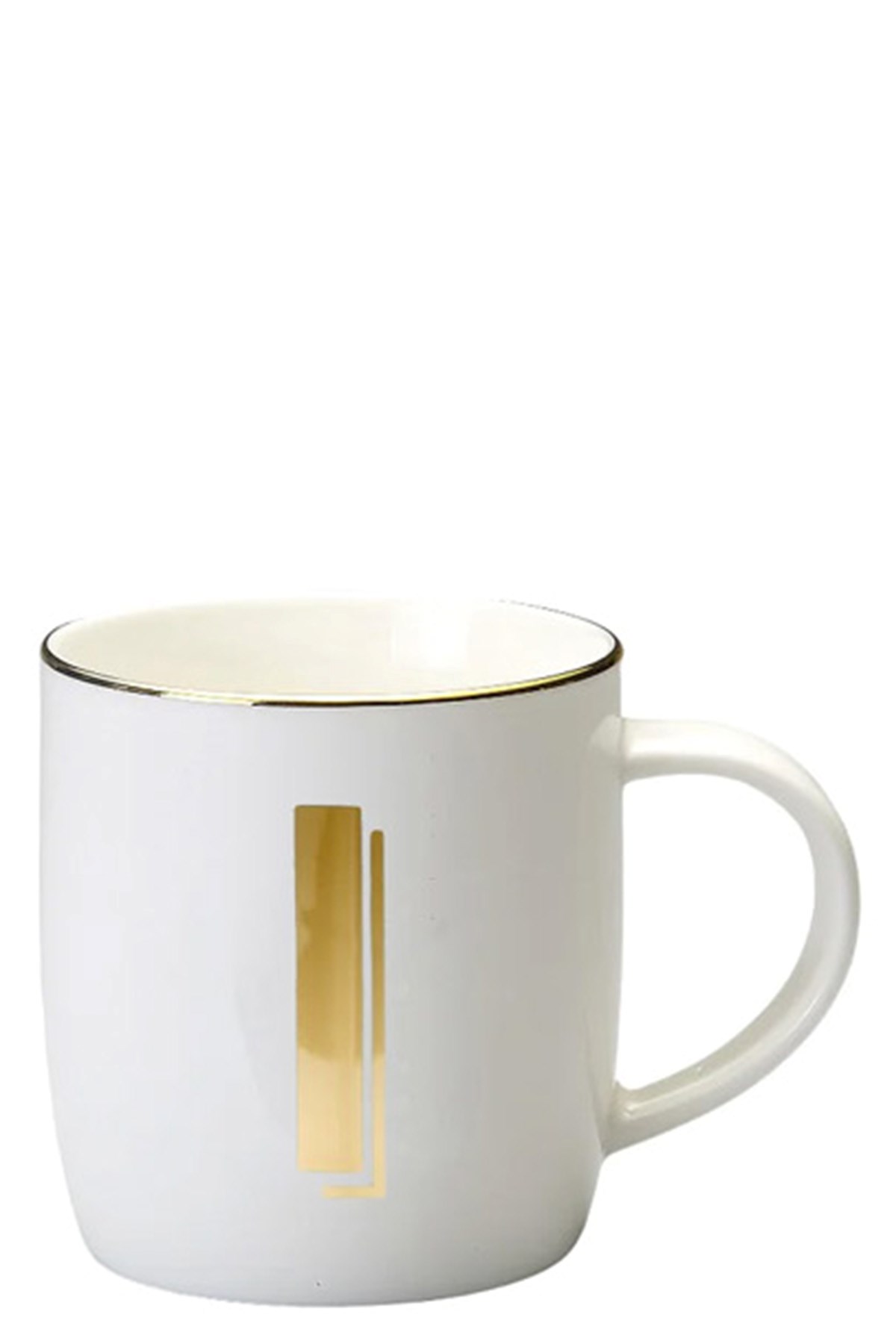 Bitossi Mug Letter 'i' ⌀ 8.6 Cm In White