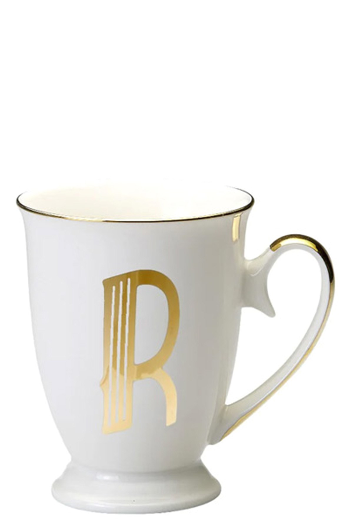 Bitossi Cup Letter 'r' ⌀ 8.7 Cm In White