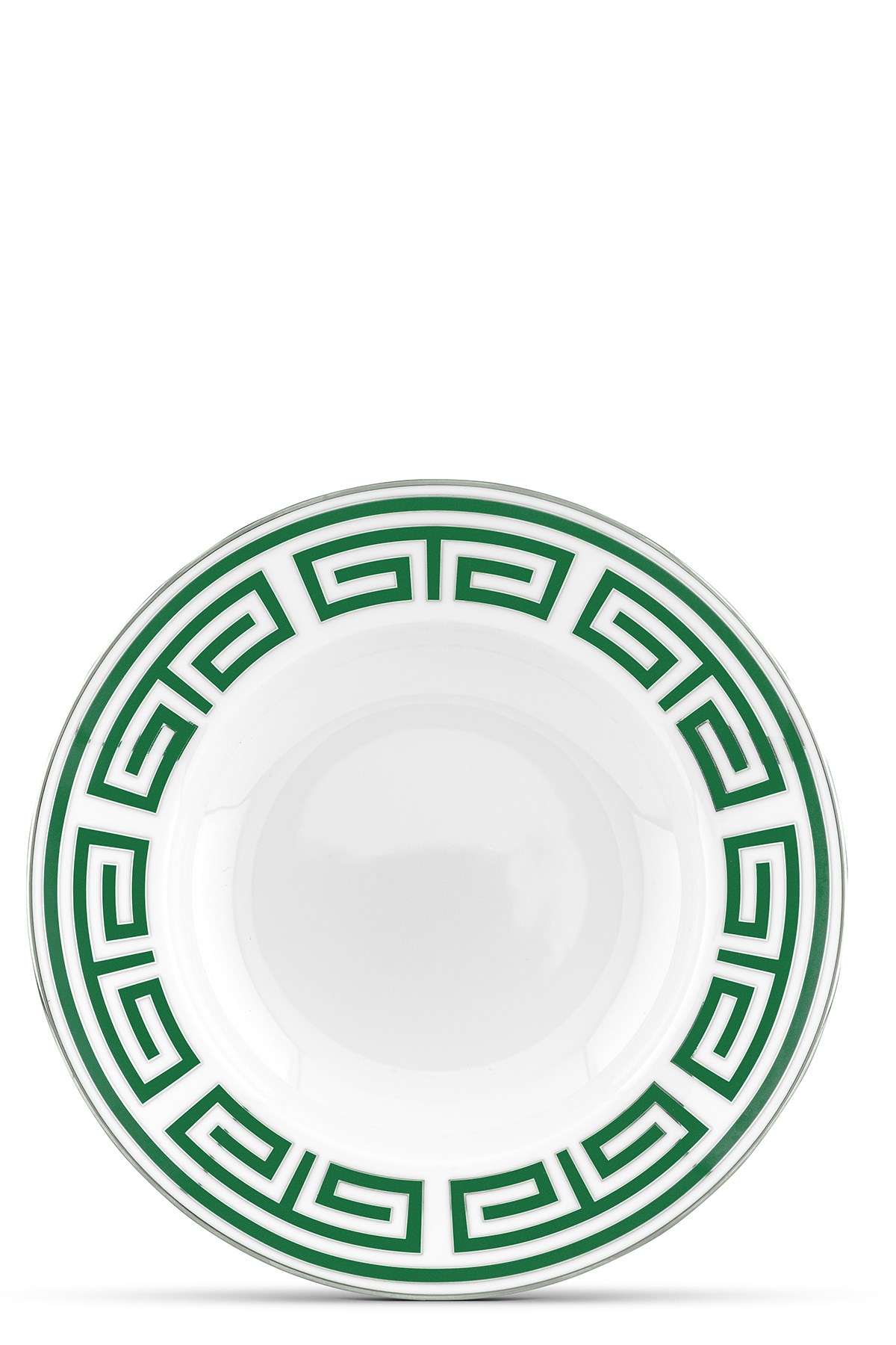 Ginori 1735 Soup Plate 'labirinto' ⌀ 24,5 Cm In Green