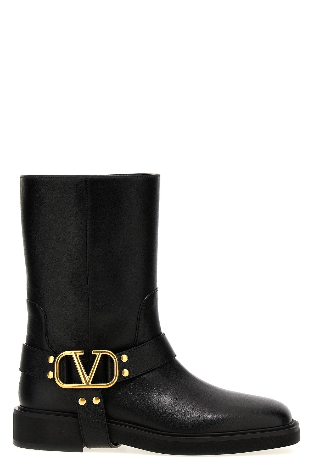 ショートブーツ・ブーティ ELISABETTA FRANCHI Logo strap boots ショートブーツ・ブーティ ELISABETTA FRANCHI Logo strap boots