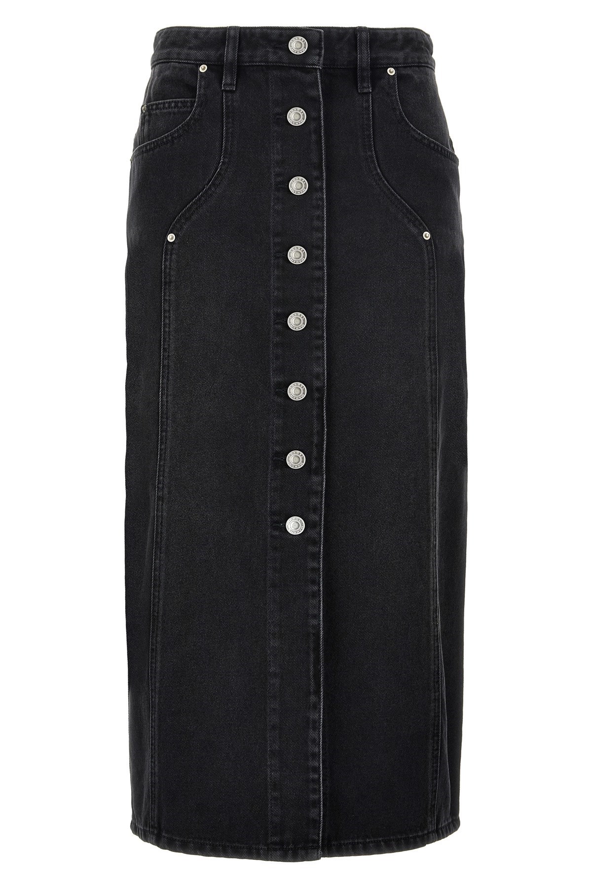Isabel Marant Étoile Marant Etoile Vandy Denim Cotton Skirt