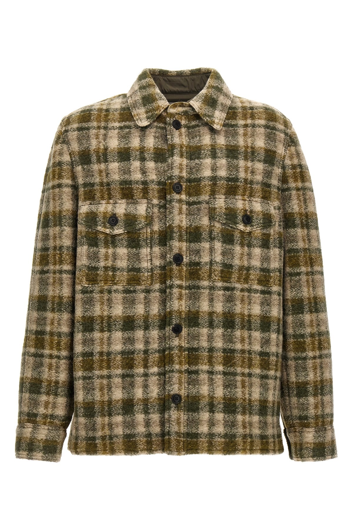 Isabel Marant Checkered Knit Jacket Brushed Finish