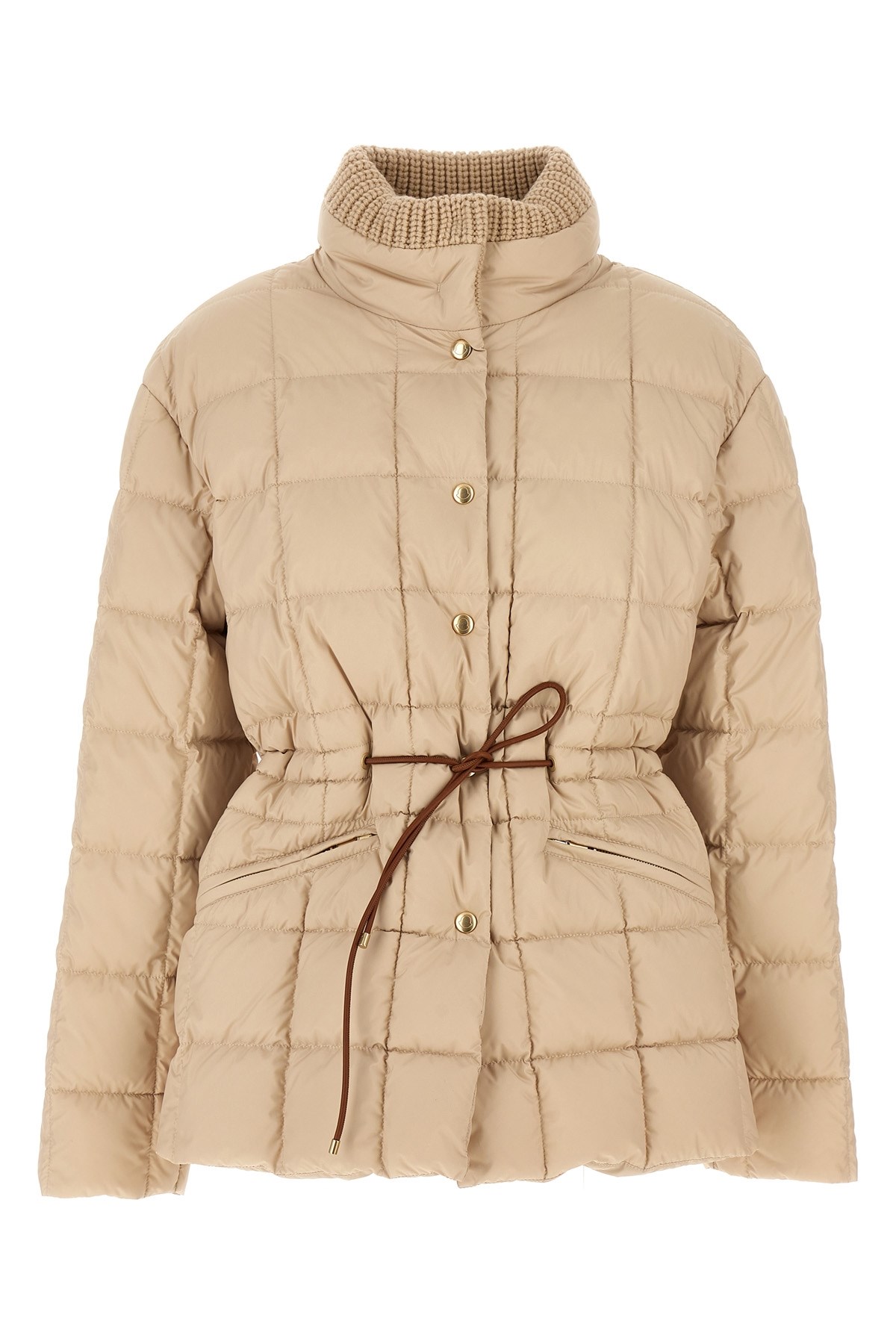 Moncler Antigone Casual Jackets, Parka In Nude