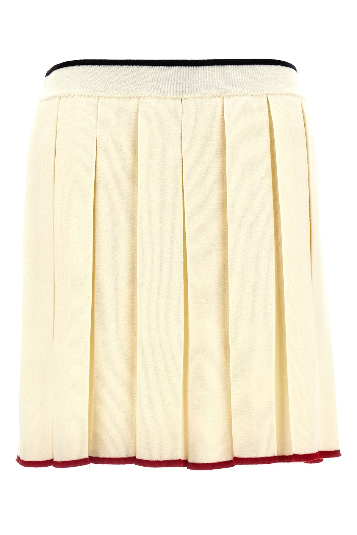 Knitted Pleated Skirt - Size 38 IT