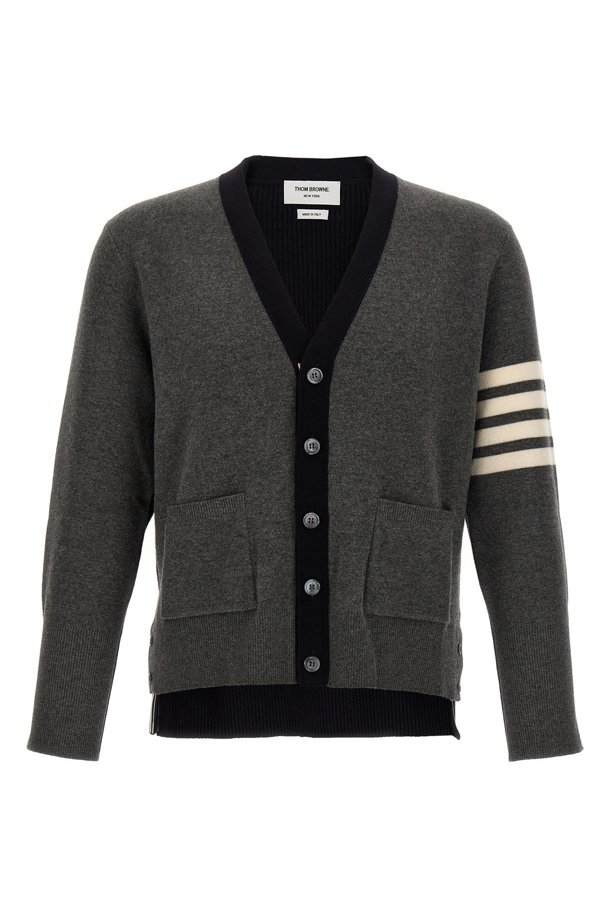 Shop Thom Browne '4 Bar' Cardigan
