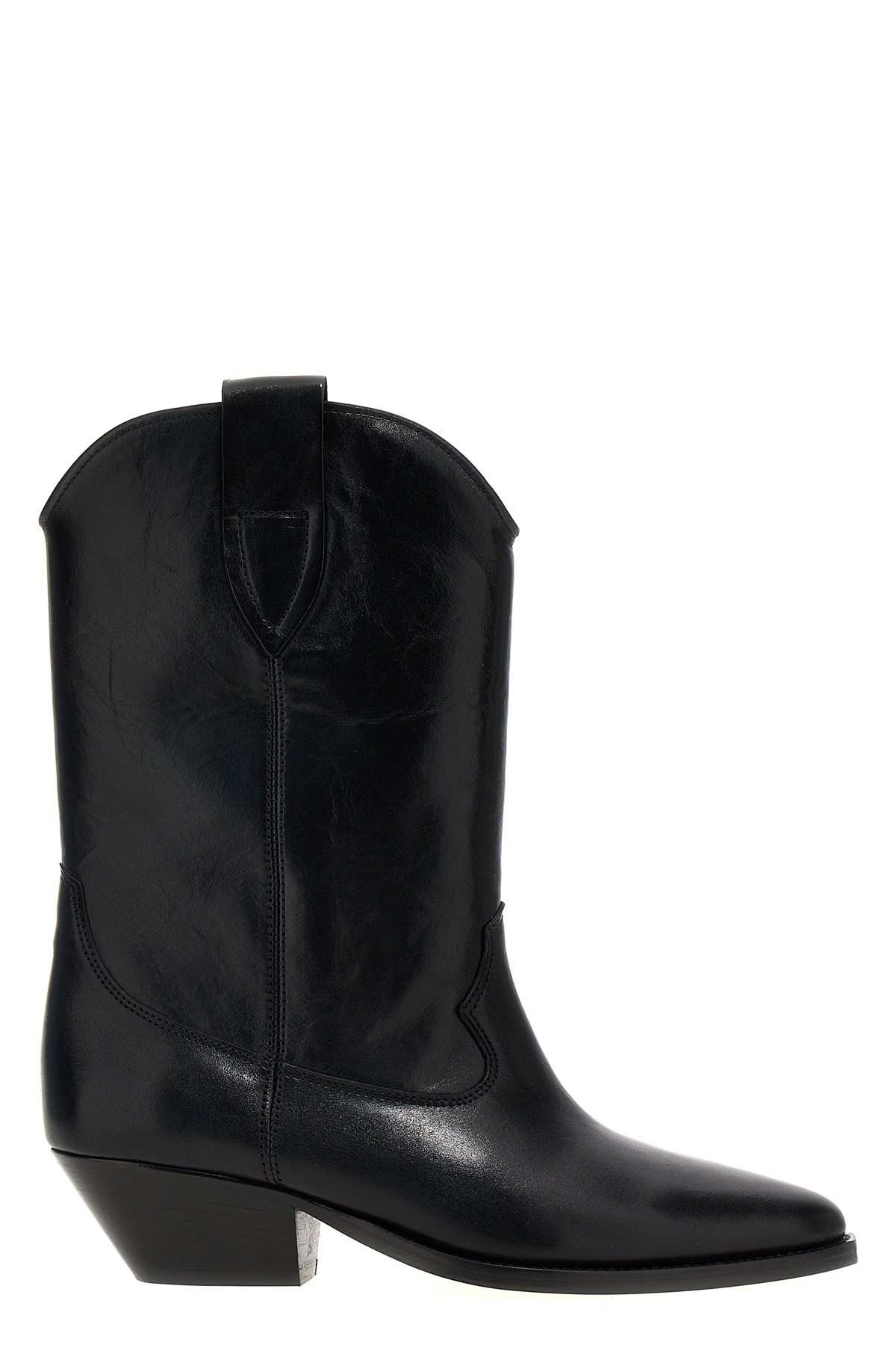 Isabel Marant Pointed Short Boots In Black