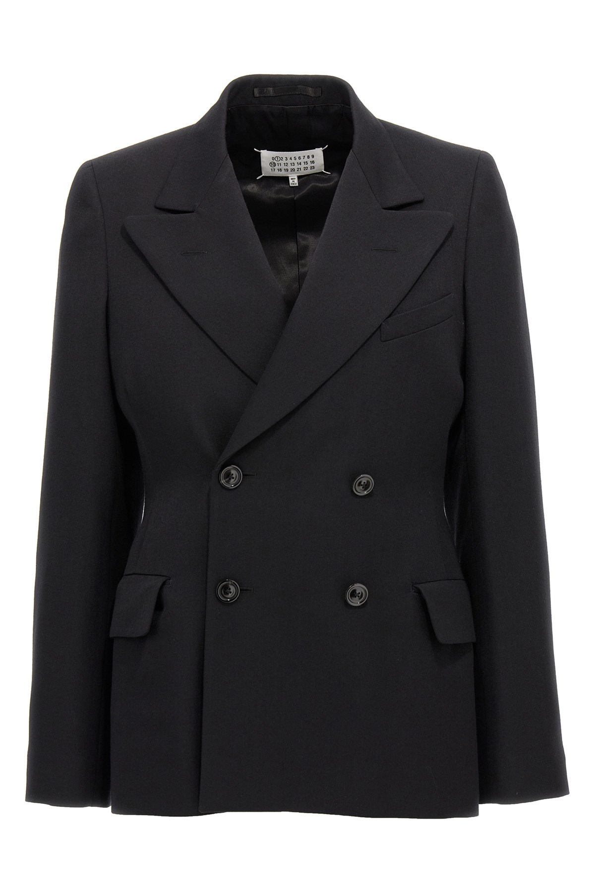 Maison Margiela Double-breasted Blazer Blazer And Suits Black