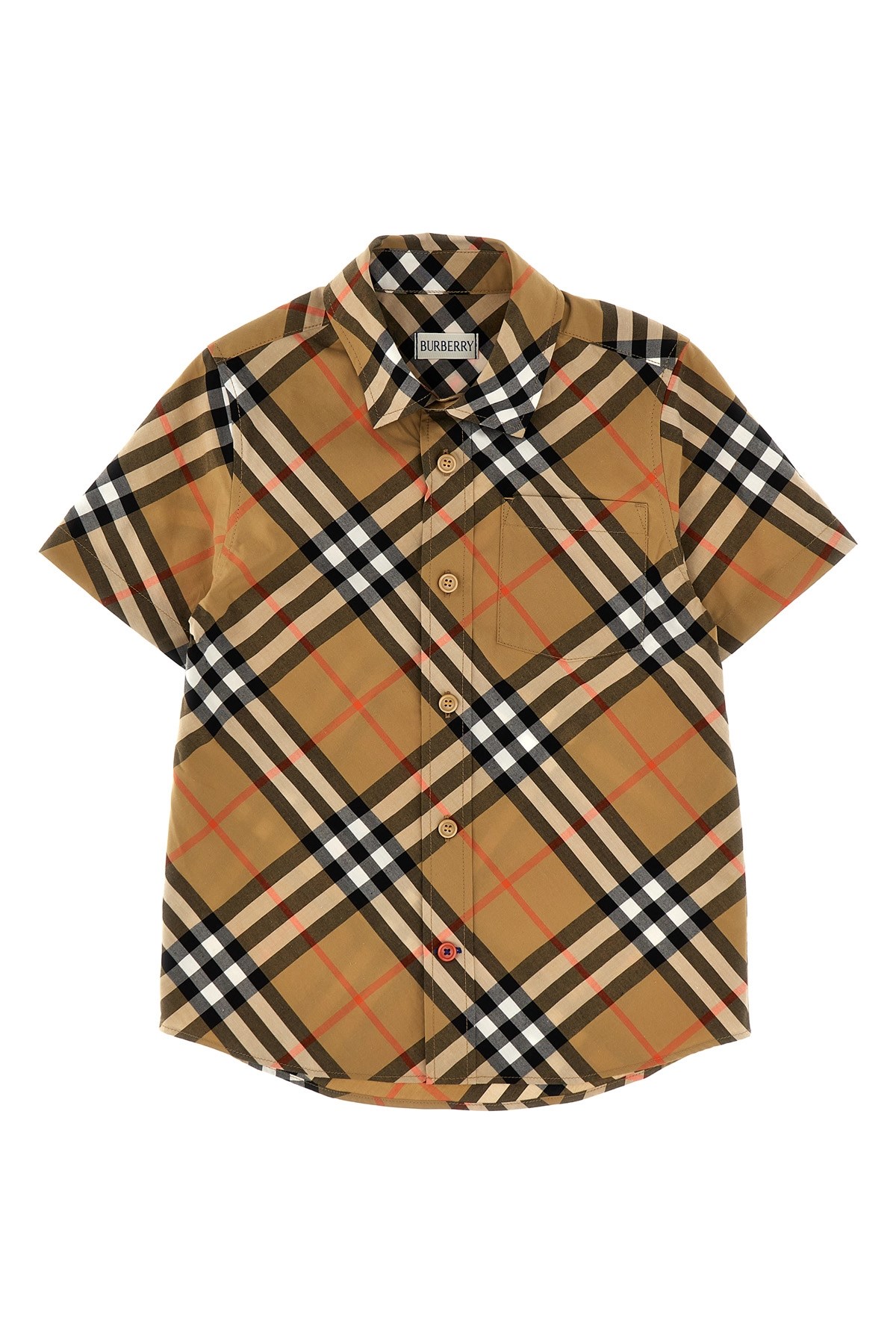 Burberry 'owen' Shirt In Brown