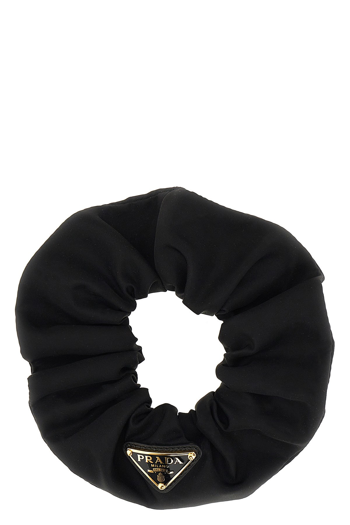Prada Re-nylon Hair Elastic In Black