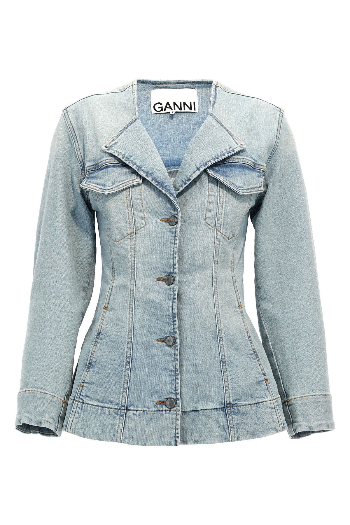 GANNI GANNI DENIM BLAZER 