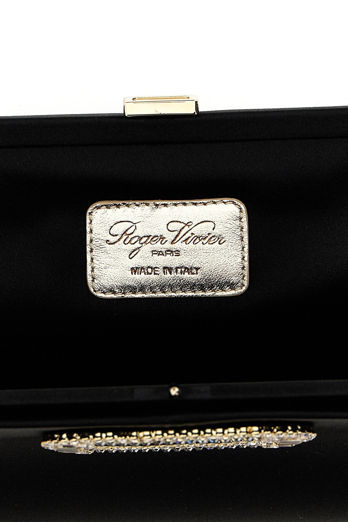 【関税込み】ROGER VIVIER 'Pilgrim Small' clutch Roger Vivier | Pilgrim small black clutch | Savannahs