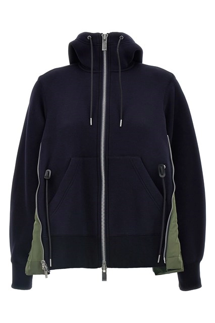 Sacai 'windowpane knit' cardigan available on julian-fashion