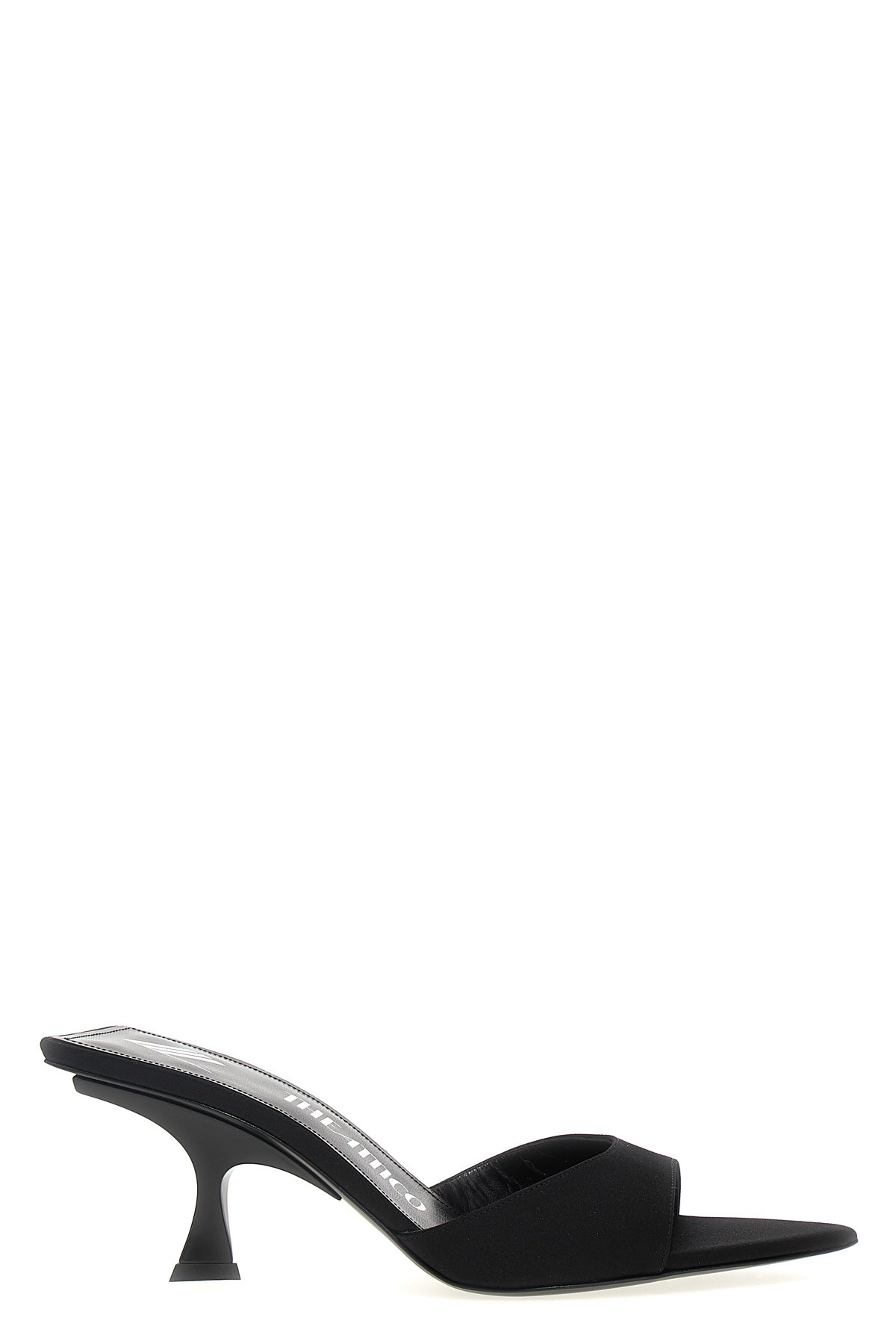 Attico Kitten Heel Open Toe Single Strap Mules