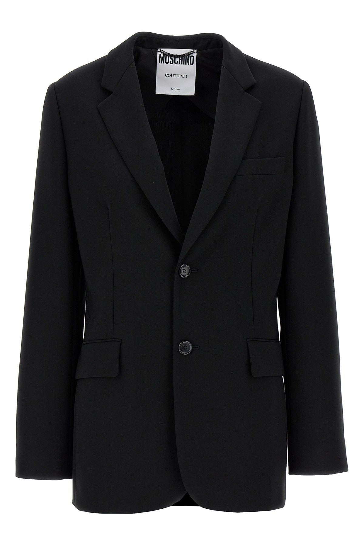 Moschino Single-breasted Blazer With Martingale Detail