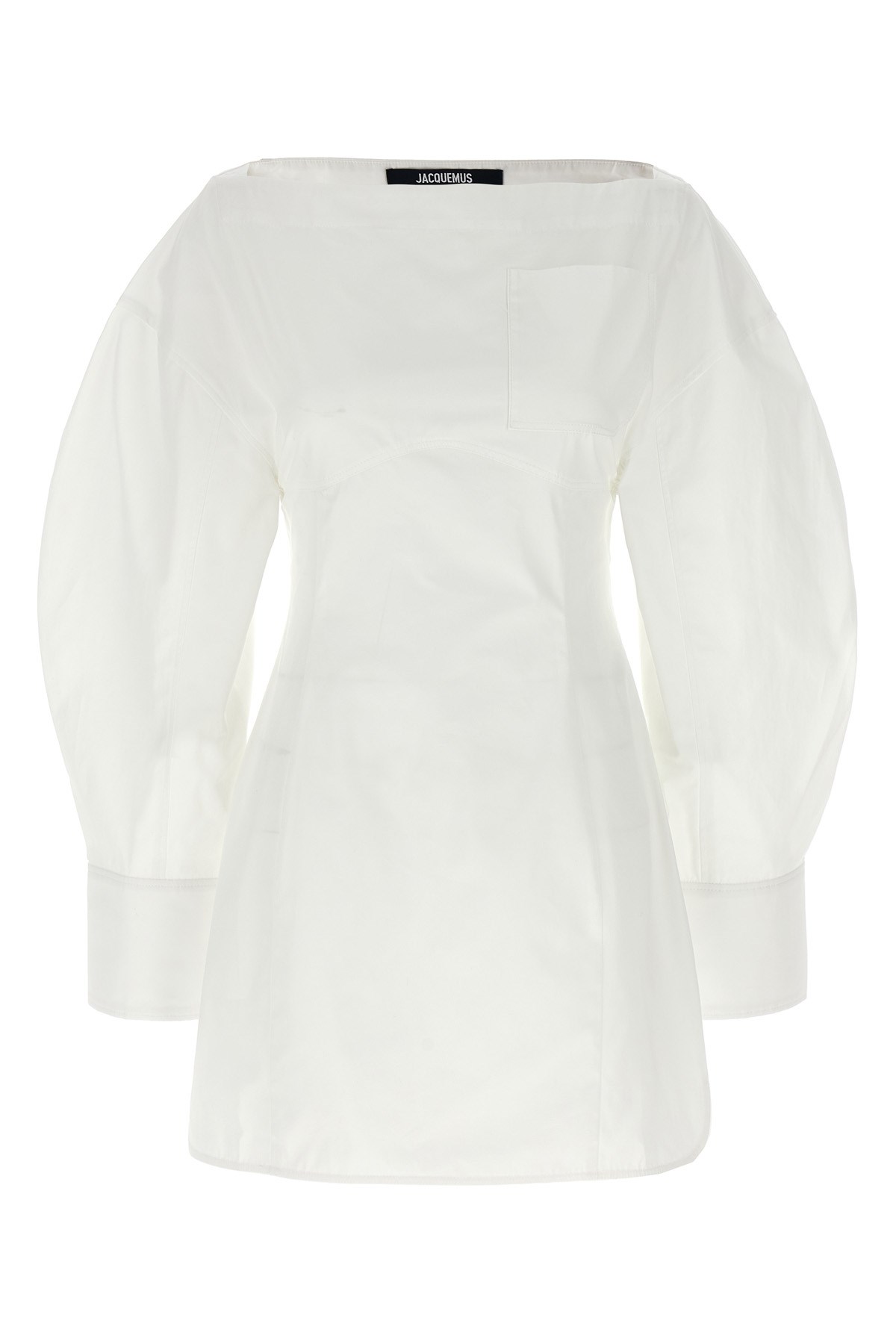 Jacquemus La Casaco Long Sleeve Cotton Shirtdress