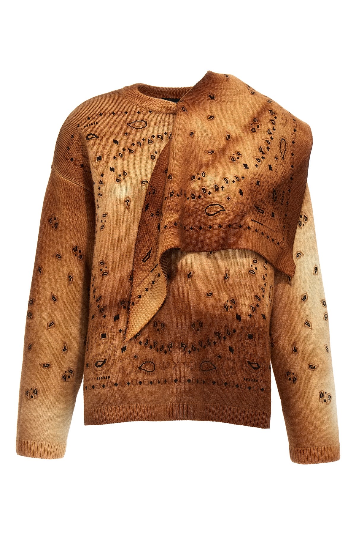 Alanui Hues Of The Desert Sweater In Brown