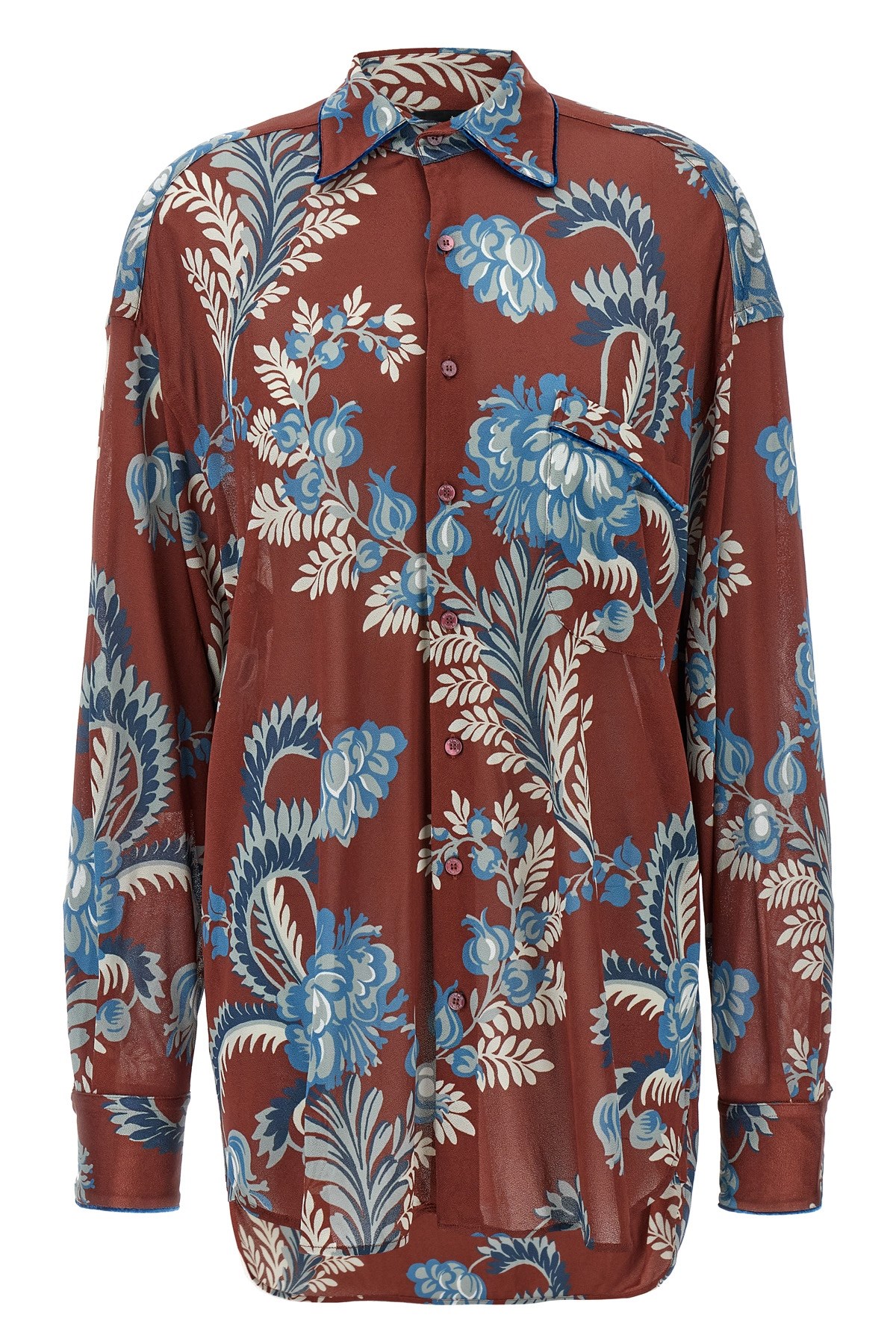 ETRO Hemd Mit Floralem Laub　ETRO 花柄シャツ ETRO