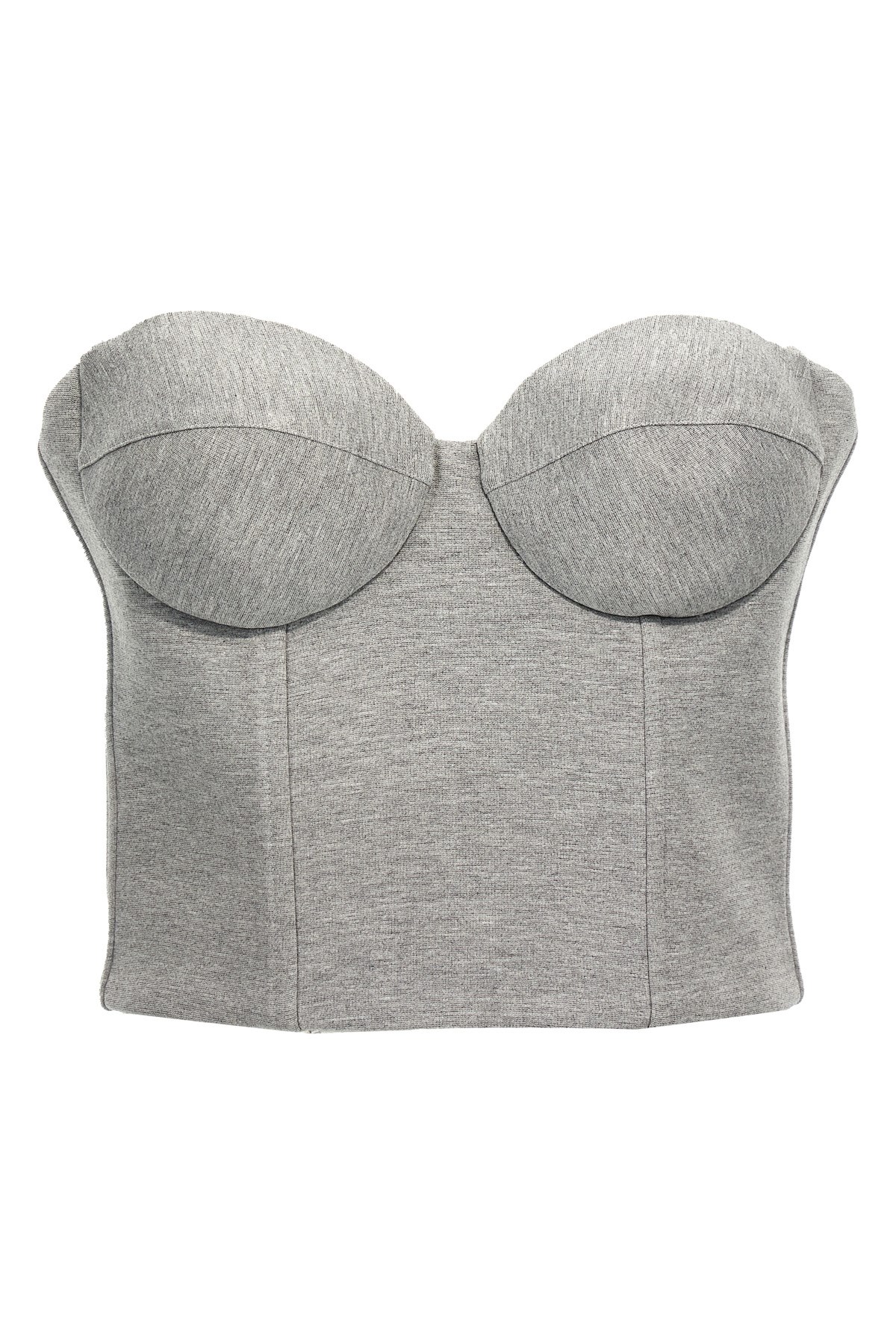 Giuseppe Di Morabito Structured Cups Cropped Bustier Top