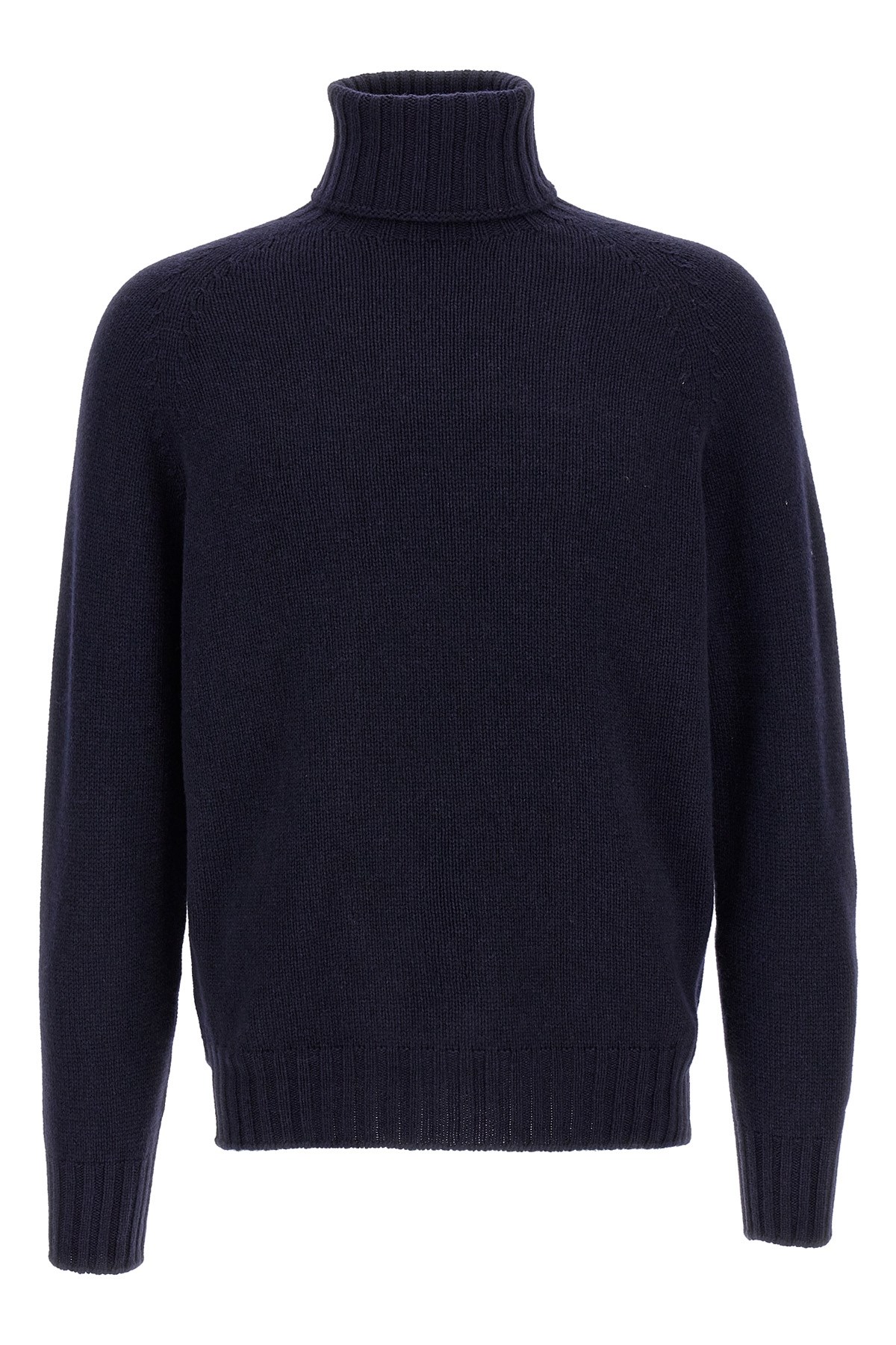 Ma'ry'ya High Neck Sweater In Blue