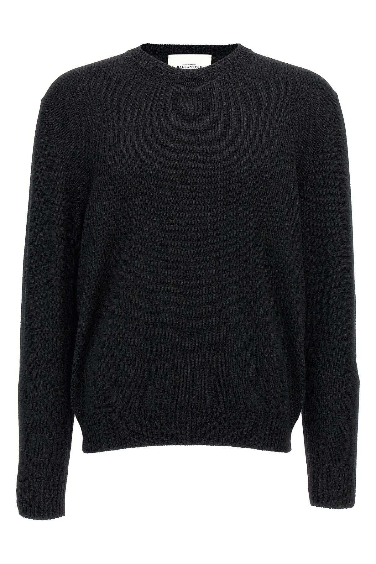 Ballantyne Merino Sweater Sweaters And Cardigans Black In Black
