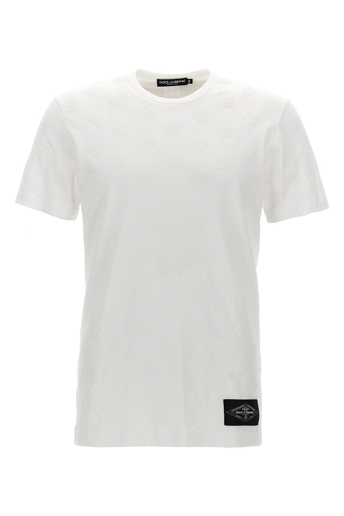DOLCE & GABBANA Flocked Logo T-Shirt