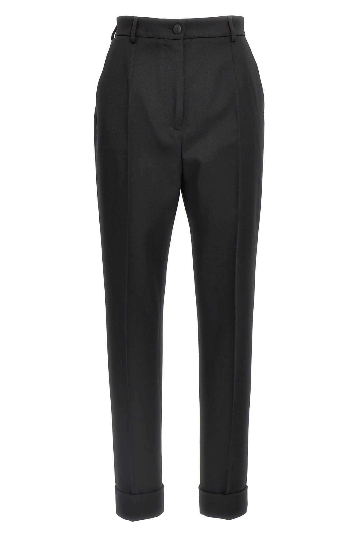 Dolce & Gabbana Turned-up Hem Tailored Trousers