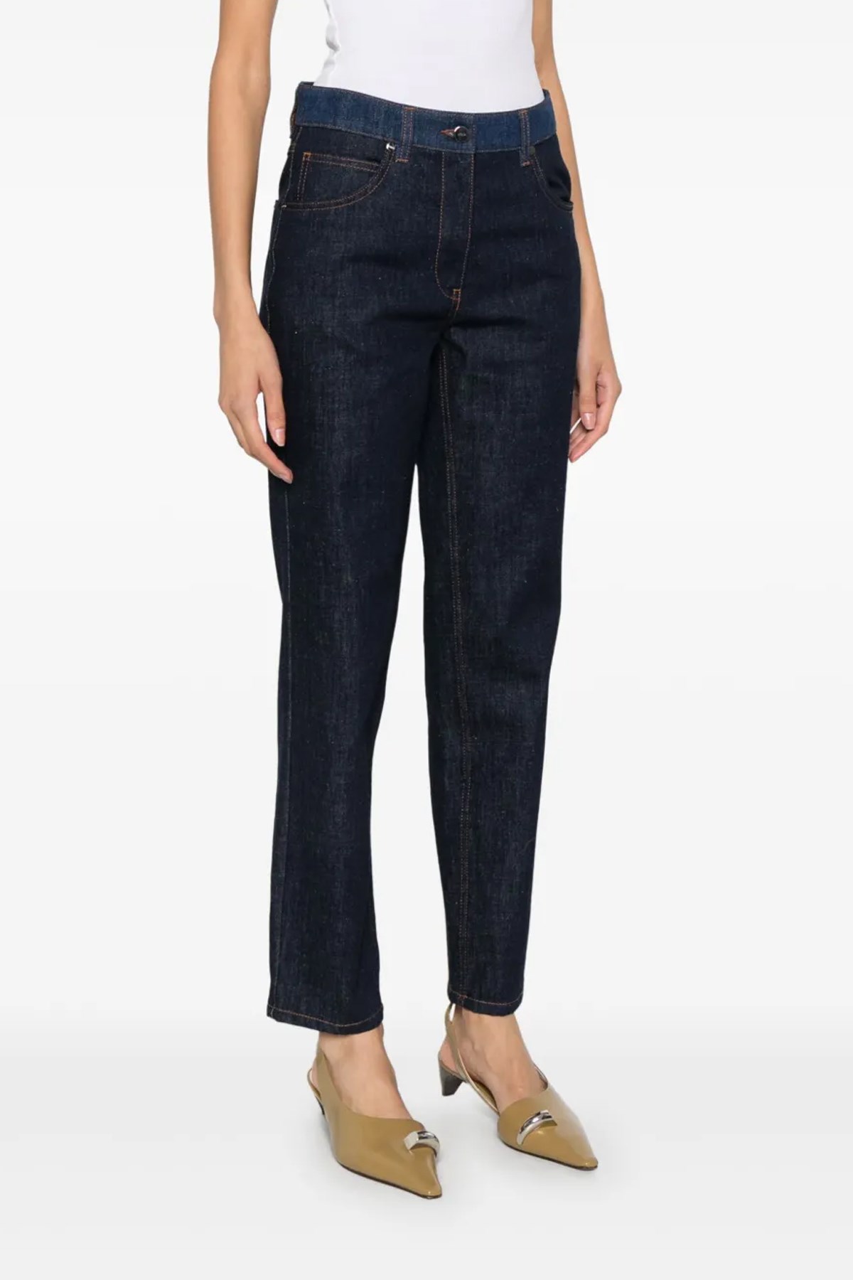 Fendi Two-tone Jeans
