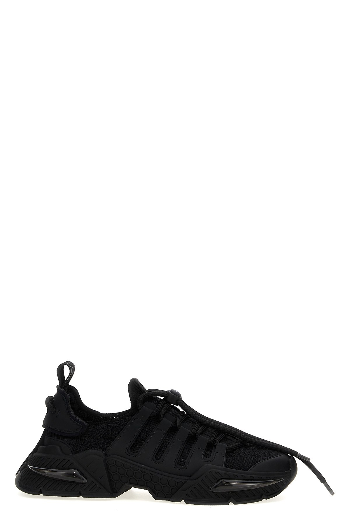 Dolce & Gabbana Black Sneakers With Chunky Sole And Breathable Upper