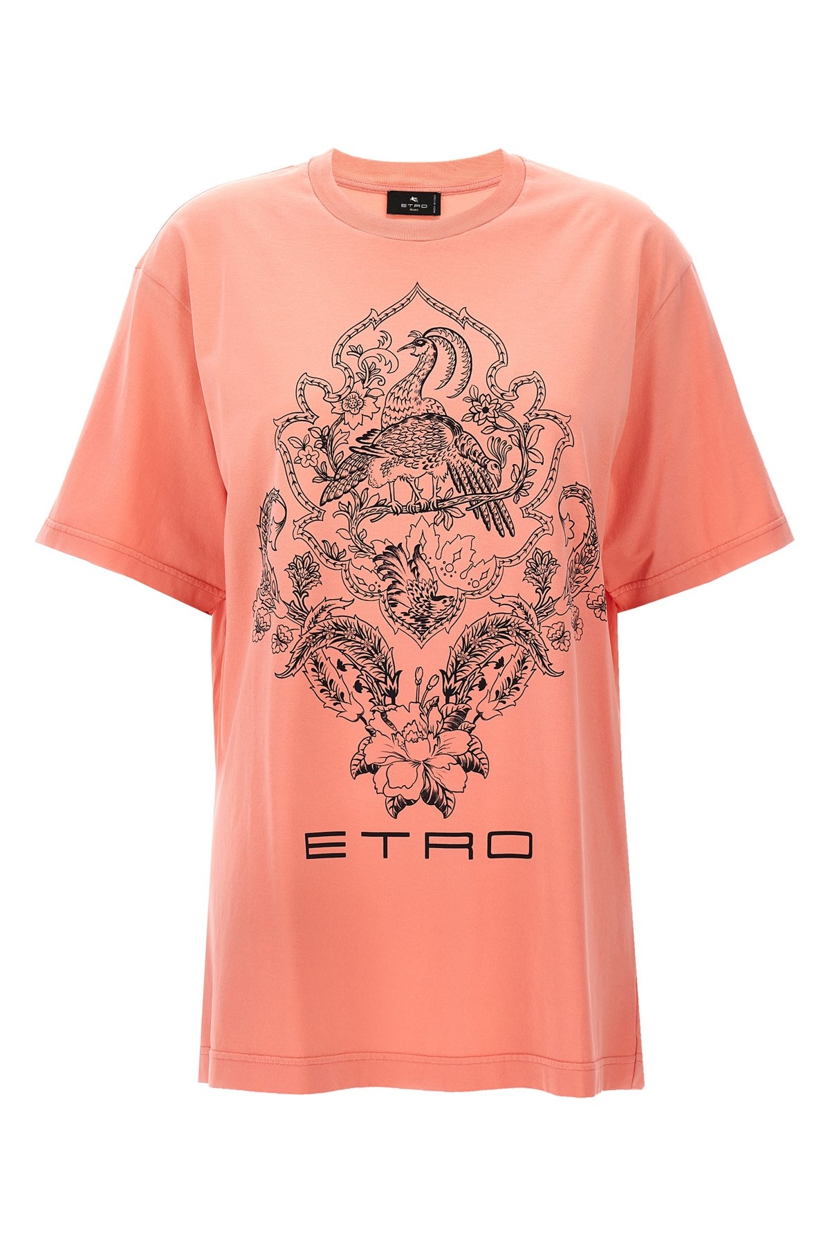 Etro Graphic Logo Lightweight T-shirt With Relaxed Fit