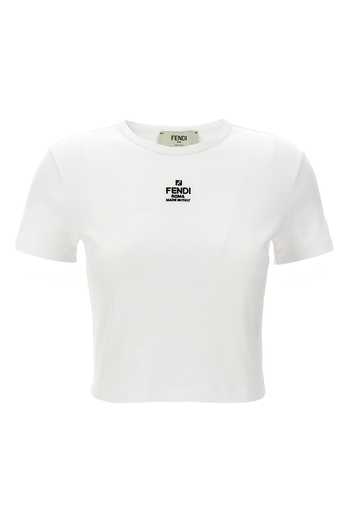 Fendi T-shirt And Polo Shirt In White