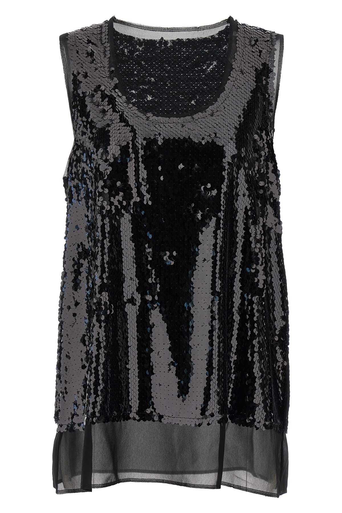 COMME DES GARÃONS COMME DES GARÇONS SEQUIN TOP
