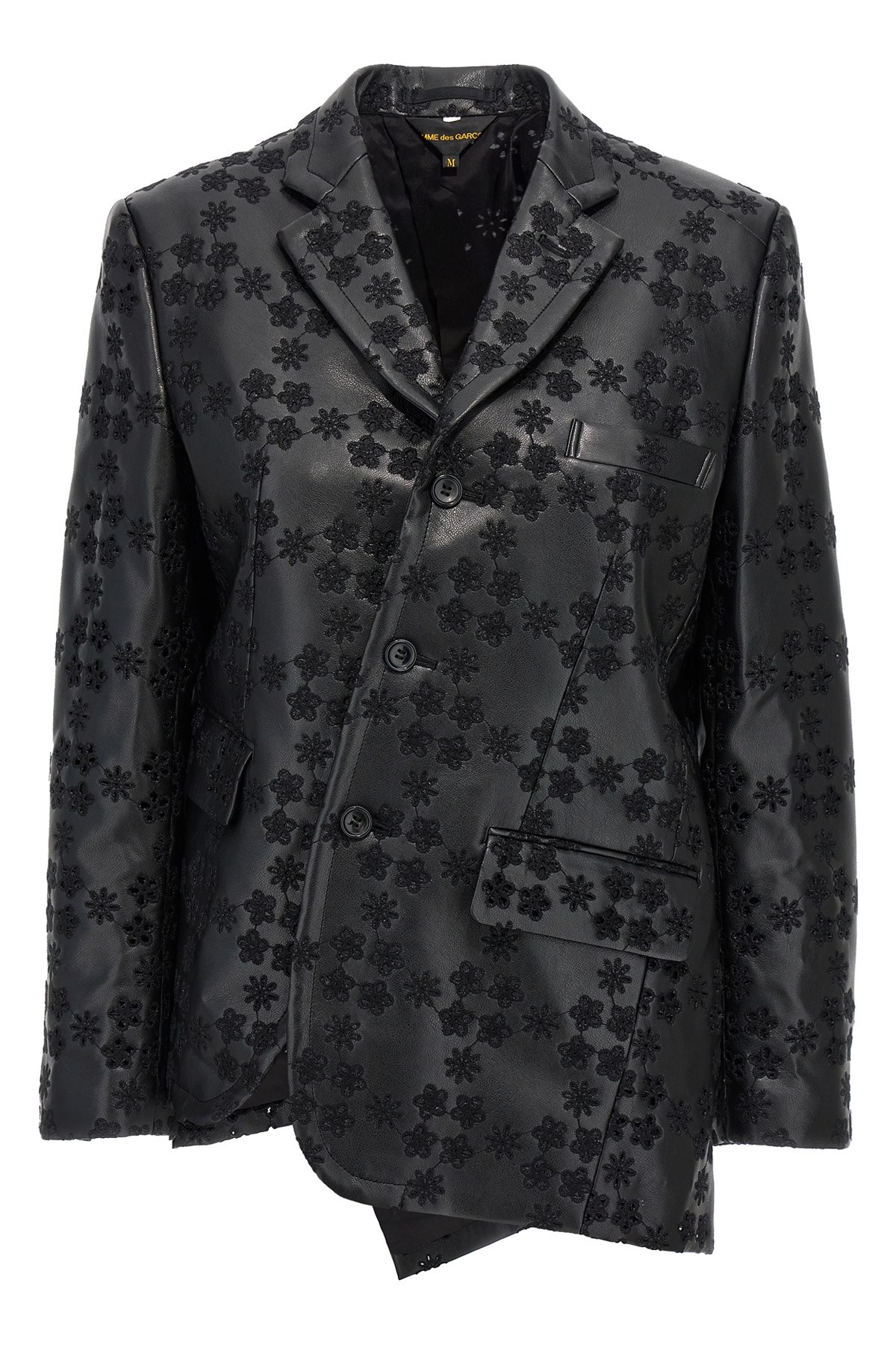 COMME DES GARÃONS COMME DES GARÃ‡ONS EMBROIDERY SINGLE-BREASTED BLAZER 
