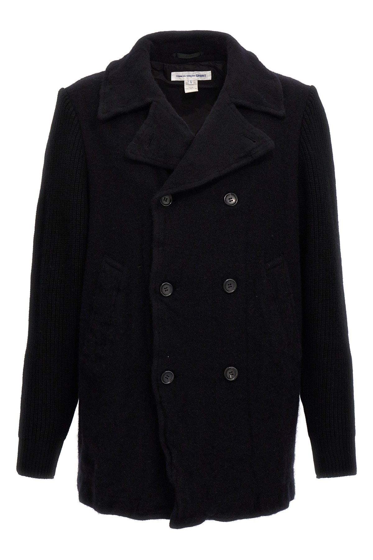 Double-Breasted Wool Coat