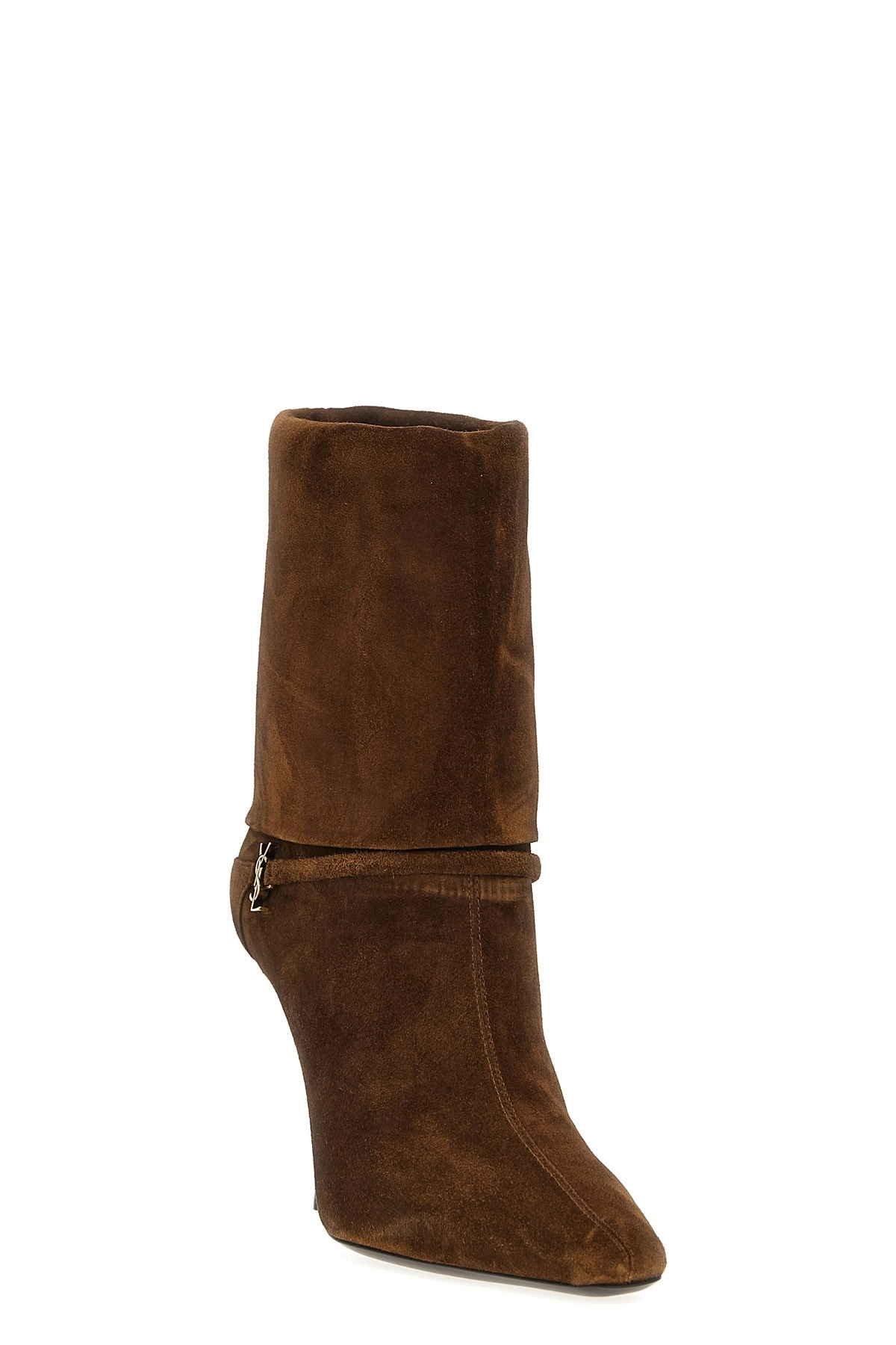 【関税込み】saint laurent Ricky' ankle boots Saint Laurent 'ricky' suede ankle boots | The Fashion Square