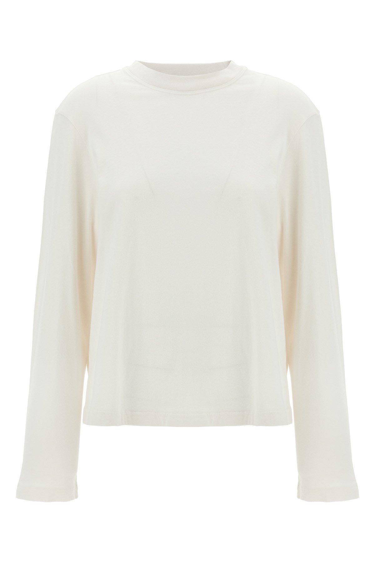 Agolde Runa Long Sleeved T-shirt In White