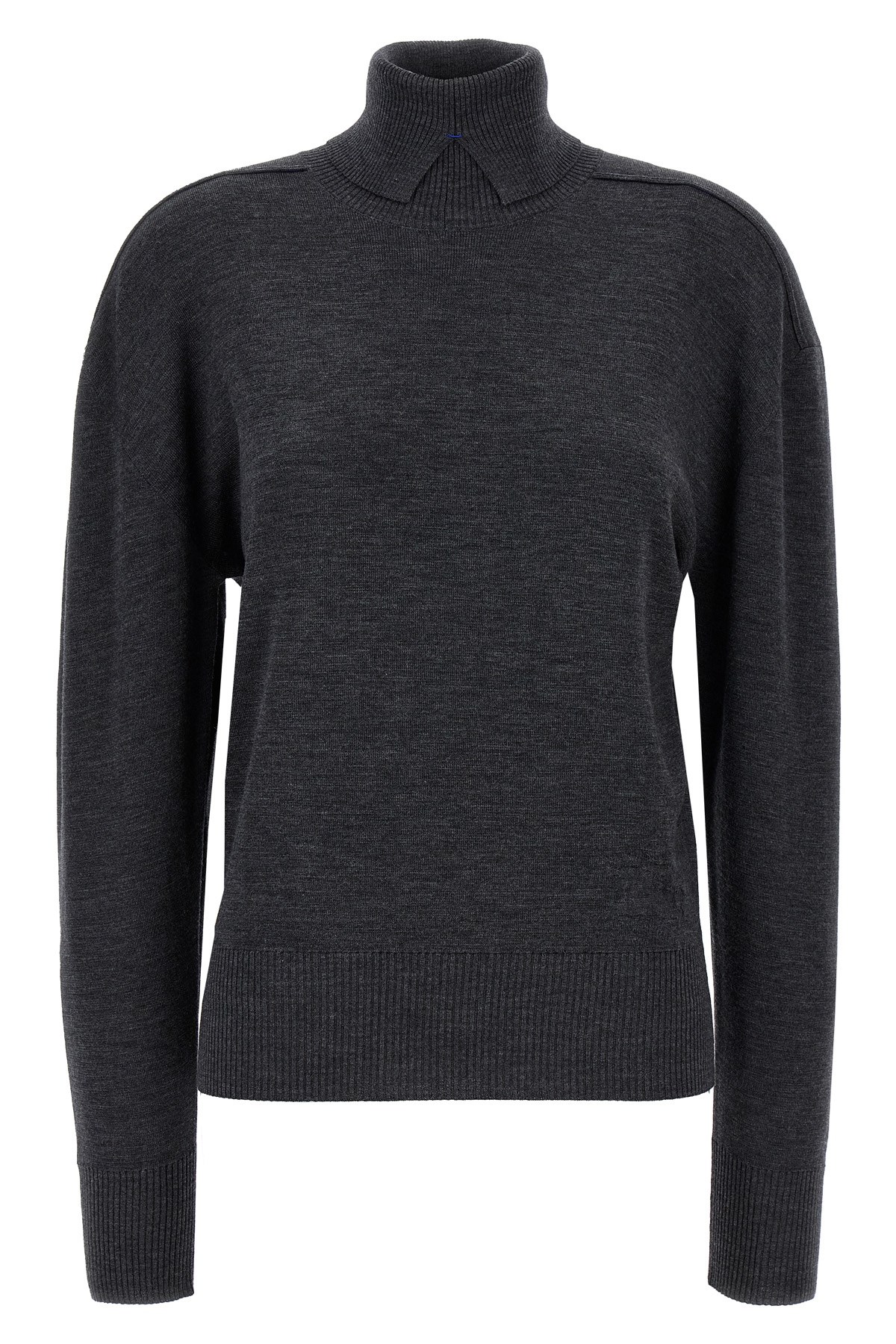 BURBERRY Pullover Mit Hohem Kragen　BURBERRY ハイカラーセーター BURBERRY