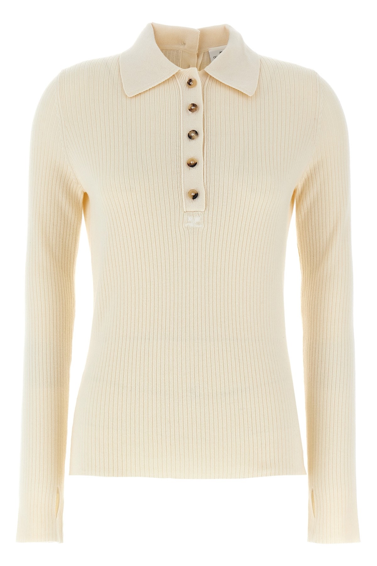 Courrèges Natural Multi-buttons Sweater