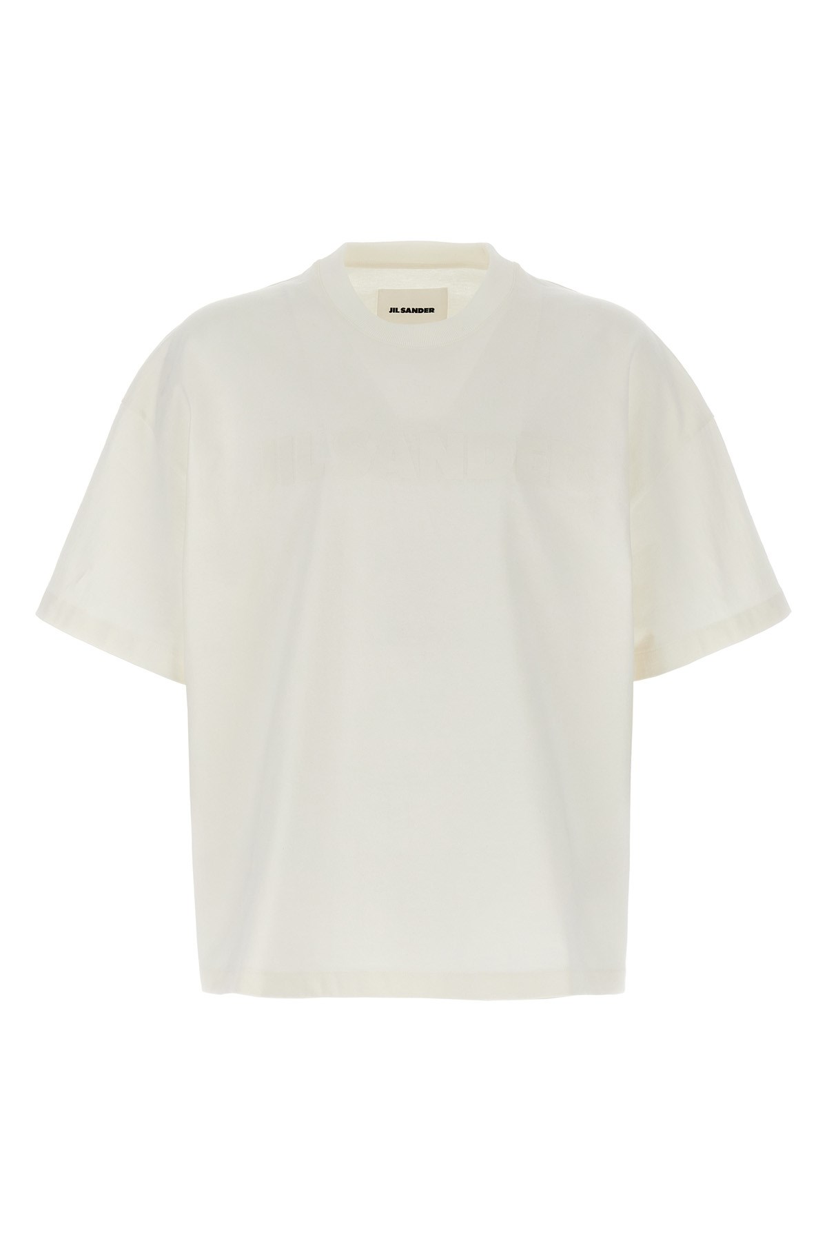 Jil Sander Logo Print T-shirt In White