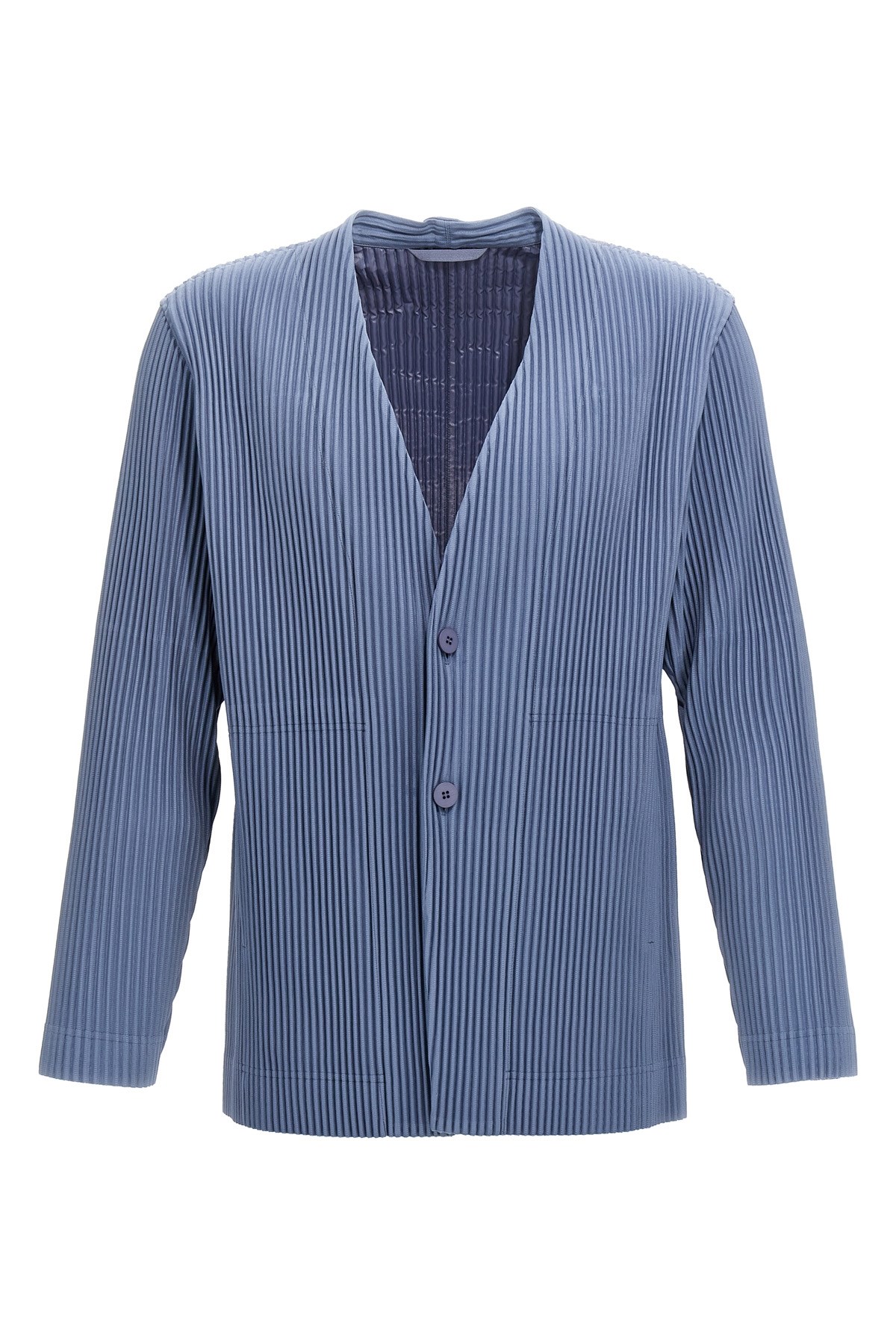 Issey Miyake Tailored Pleats 1 Blazer In Blue