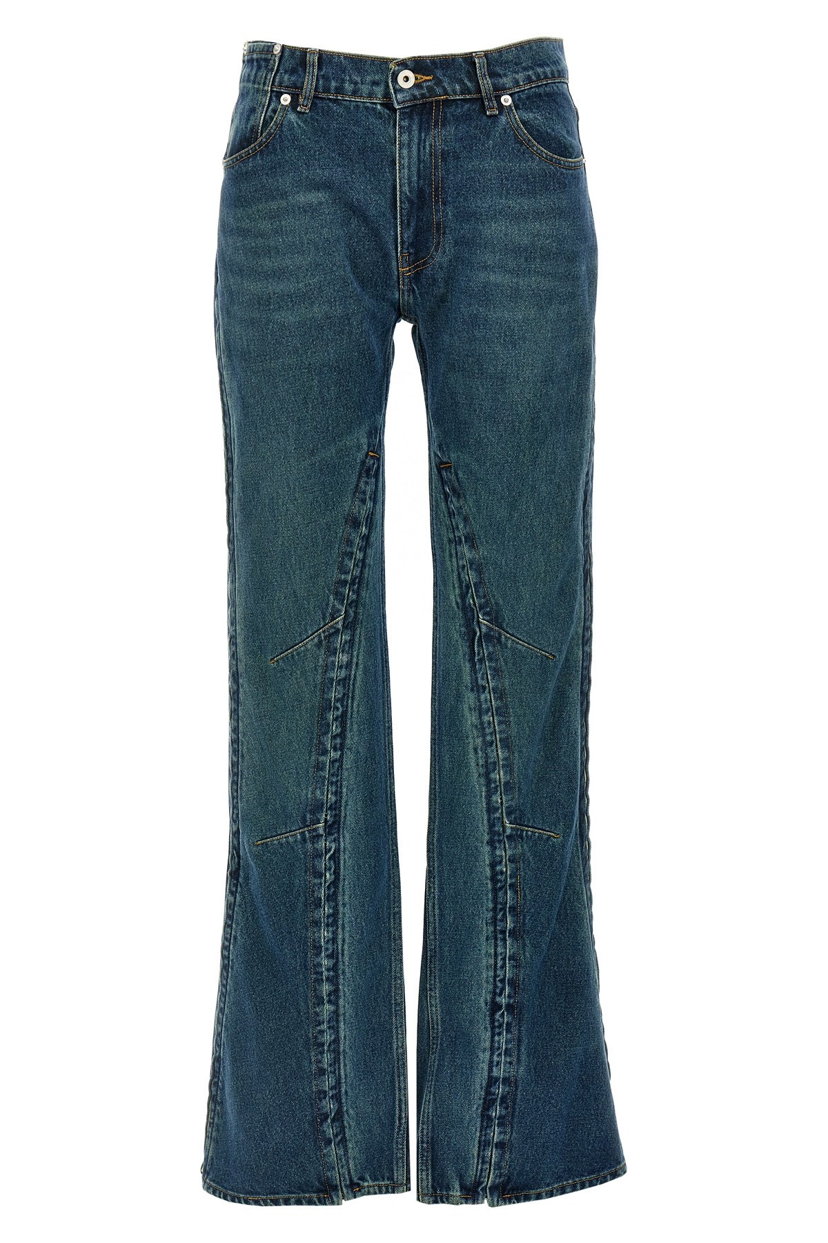 Y/project 'evergreen Hook And Eye' Jeans
