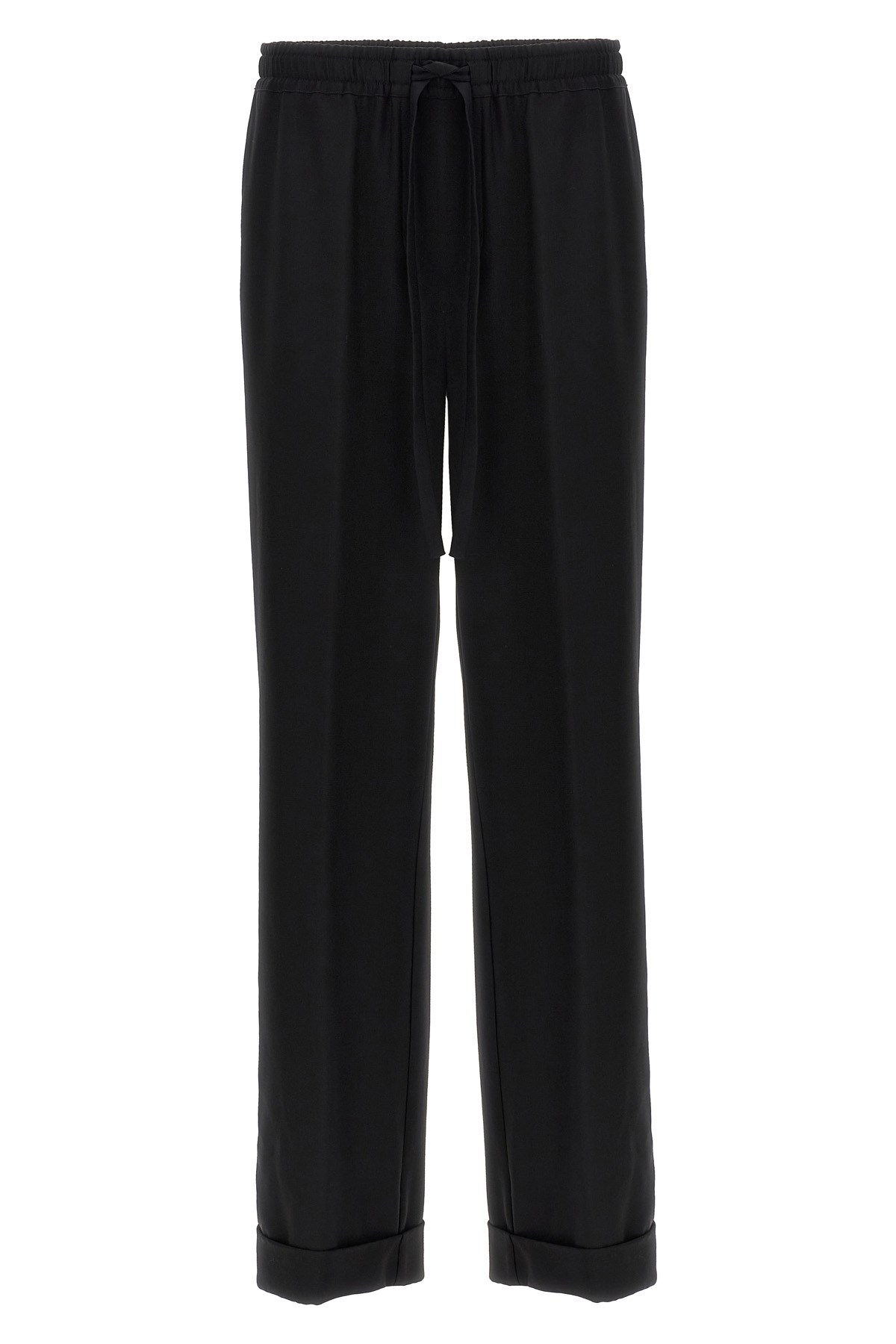 Dolce & Gabbana Cotton Trousers With Belt Loops And Pockets