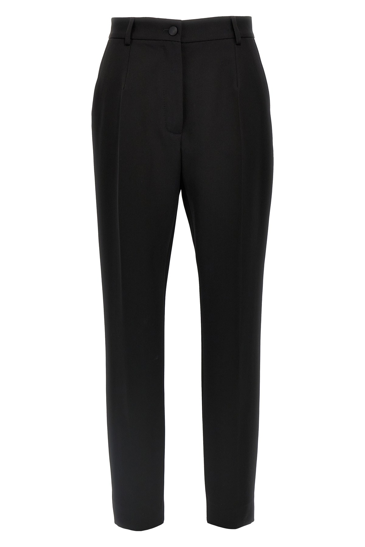 Dolce & Gabbana Women Stretch Wool And Silk Trousers
