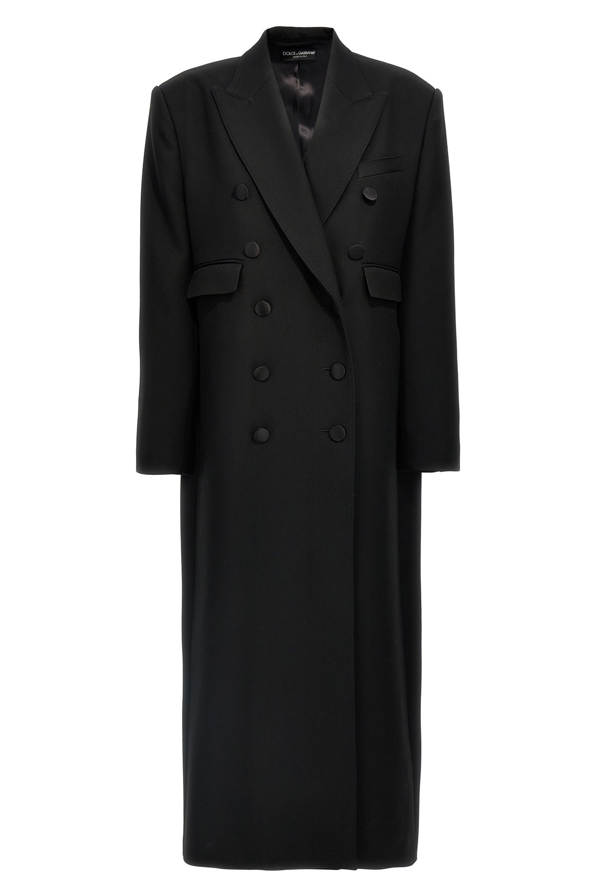 Long Tuxedo Coat - Size 38 IT